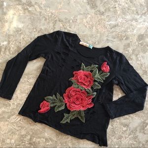 Vintage Havana • distressed floral top